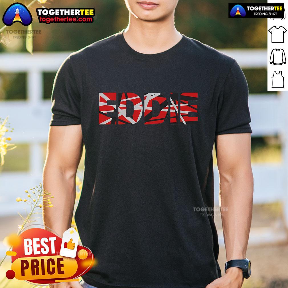 Top Retro Eddie Name Distressed T-Shirt