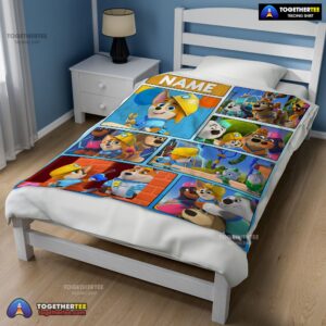 Alternative view of Official Cartoon PAW Patrol Baby Animals Blanket Fleece Customized Blanket