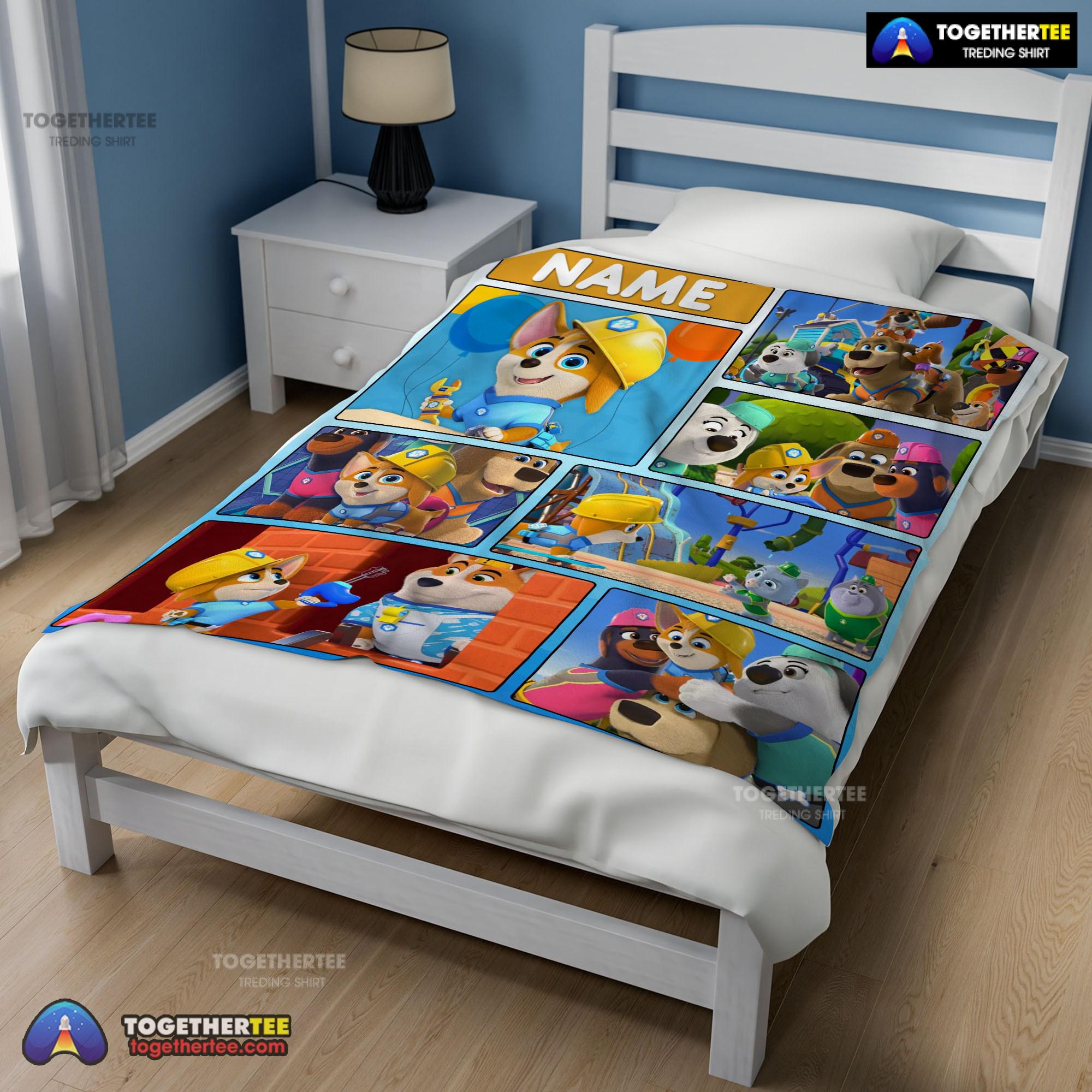 Official Cartoon PAW Patrol Baby Animals Blanket Fleece Customized Blanket - Image 2