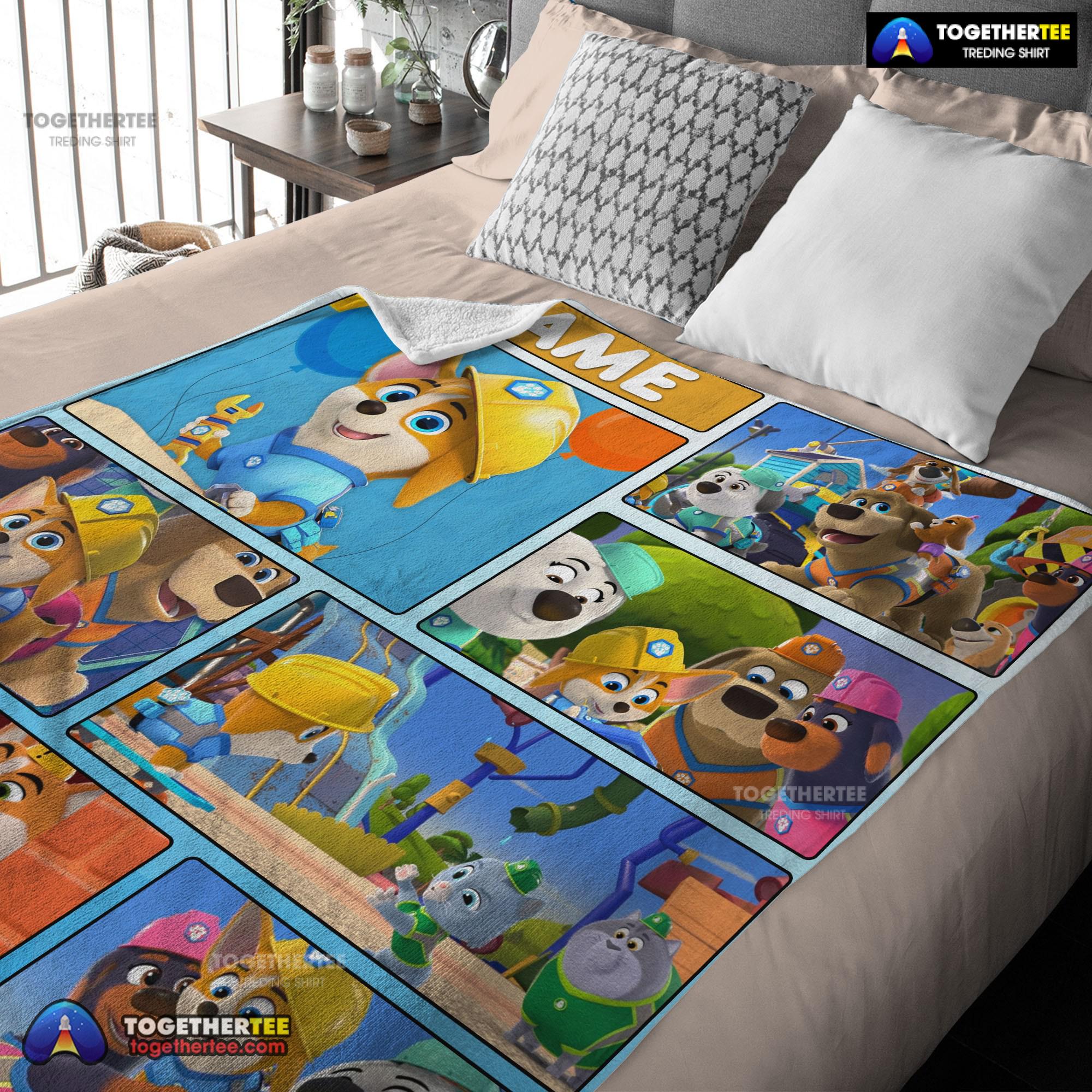 Official Cartoon PAW Patrol Baby Animals Blanket Fleece Customized Blanket - Image 3