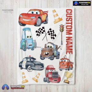 Official Cartoon Pixar Cars Cute Character Blanket Fleece Customized Blanket