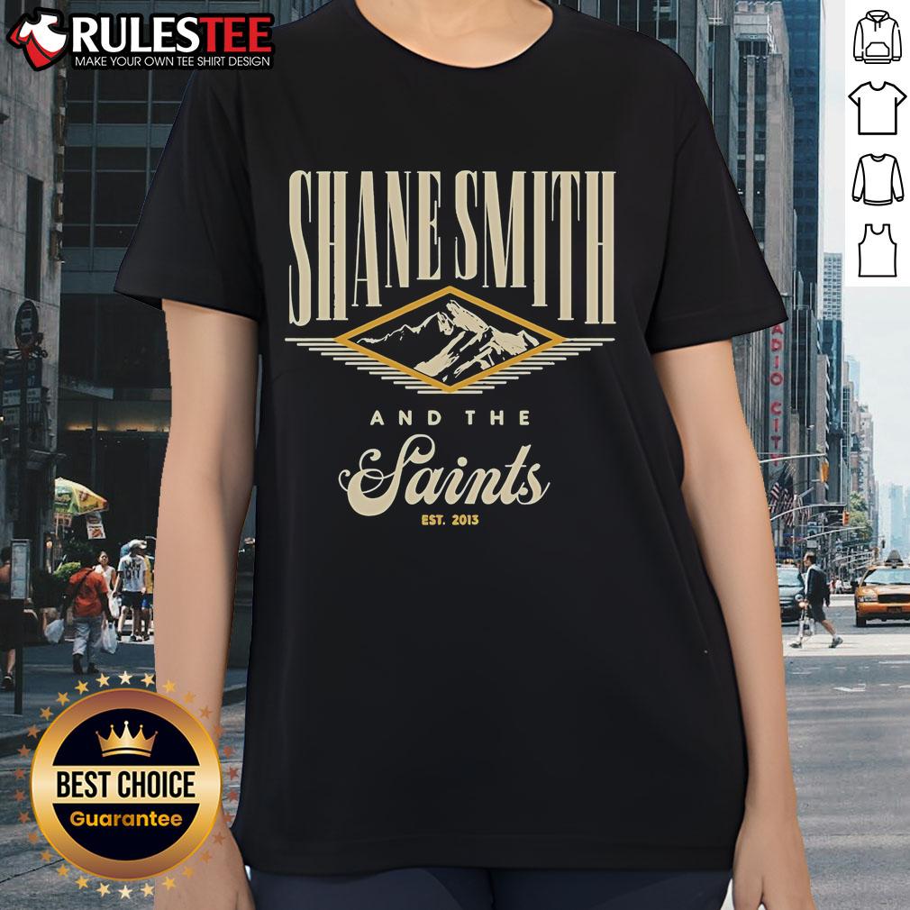 Official Shane Smith And The Saints Diamond Mountain Est 2013 T-Shirt - Image 3