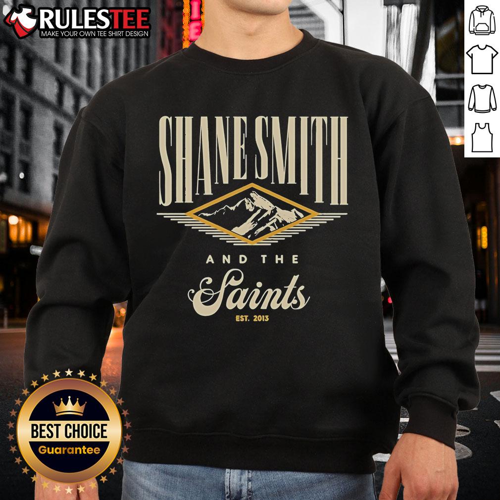Official Shane Smith And The Saints Diamond Mountain Est 2013 T-Shirt - Image 5