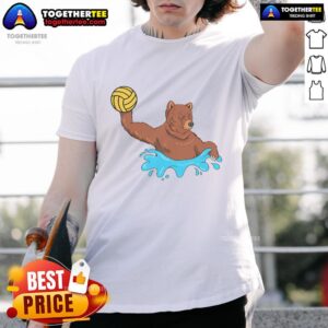 Nice Water Polo Player Grizzly Bear T-Shirt