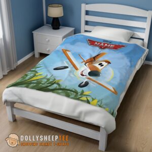 Alternative view of Perfect Cute Disney Planes Movie Dusty Crophopper Blanket Fleece Customized Blanket