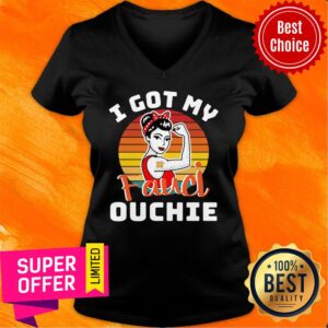 Alternative view of Strong Woman I Got My Fauci Ouchie Vintage Retro Shirt