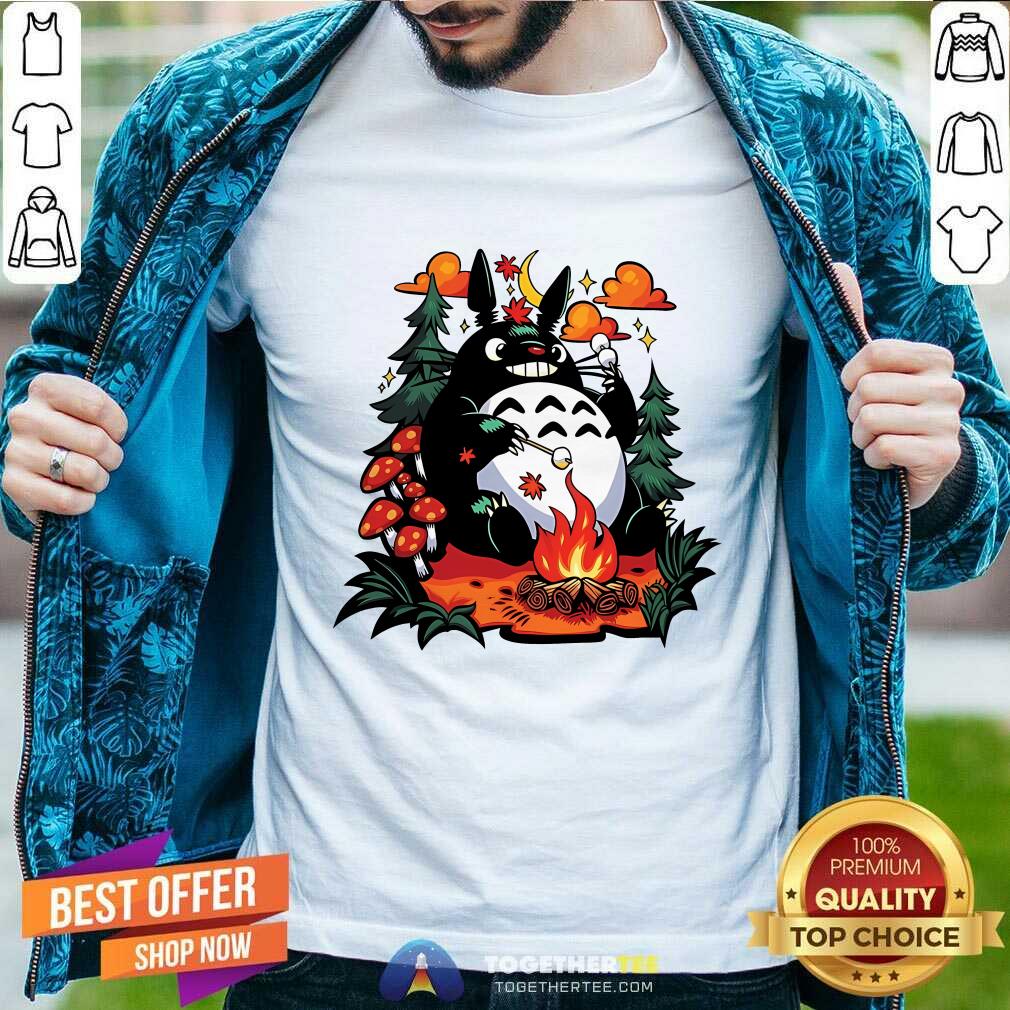 Awesome Totoro Camping With My Neighbor T-Shirt