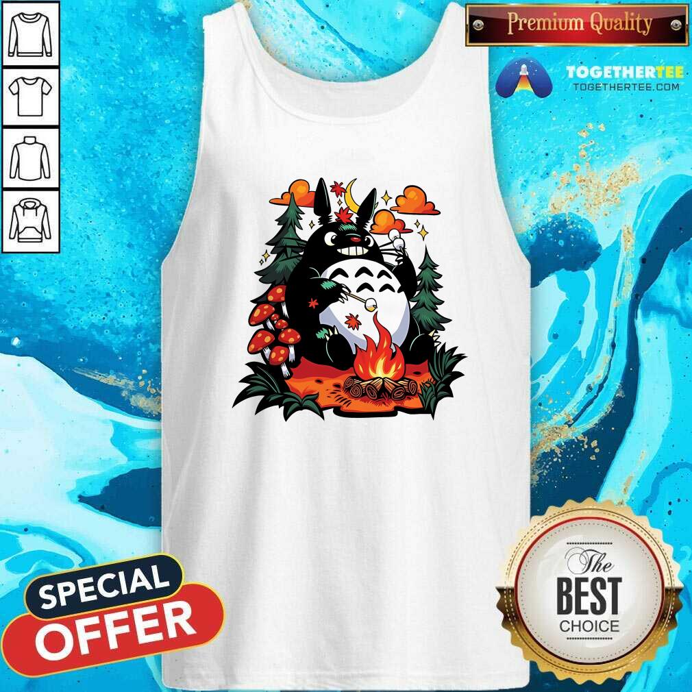 Awesome Totoro Camping With My Neighbor T-Shirt - Image 4