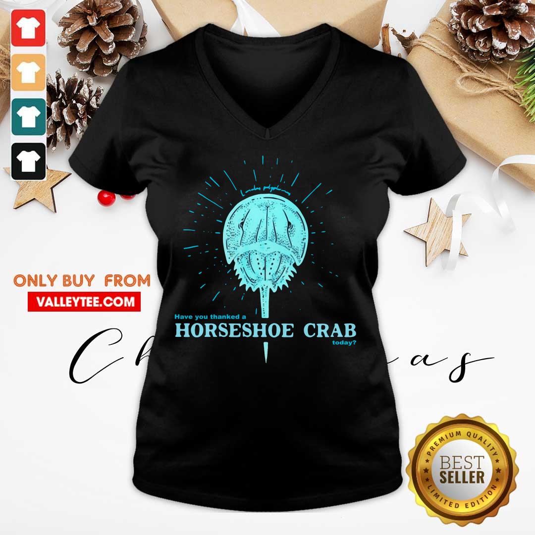 Delicate Have You Thanked A Horseshoe Crab Today 2021 Shirt - Image 3