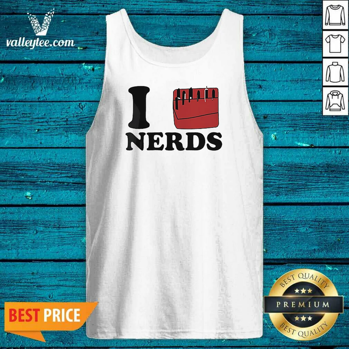 Hot I Love Nerds Pocket Protector Shirt - Image 3