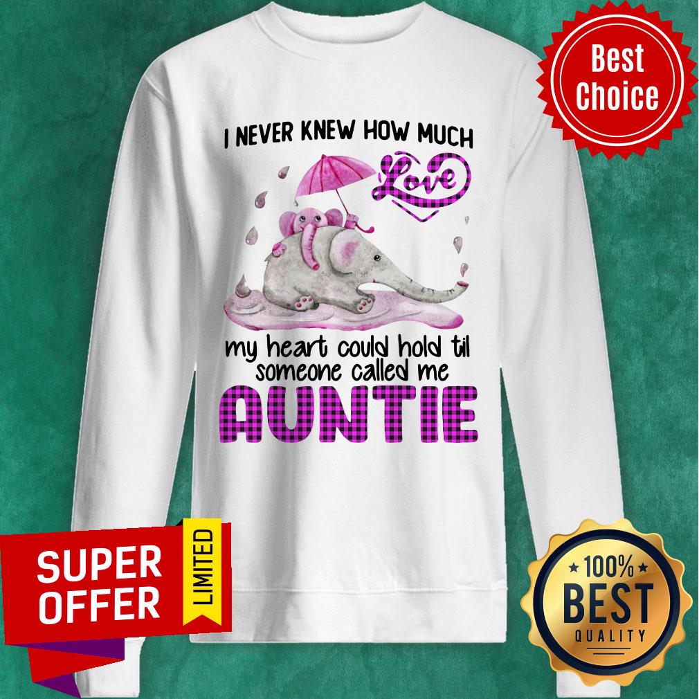 Never Knew How Much Love My Heart Could Hold Till Someone Called Me Auntie Shirt - Image 5