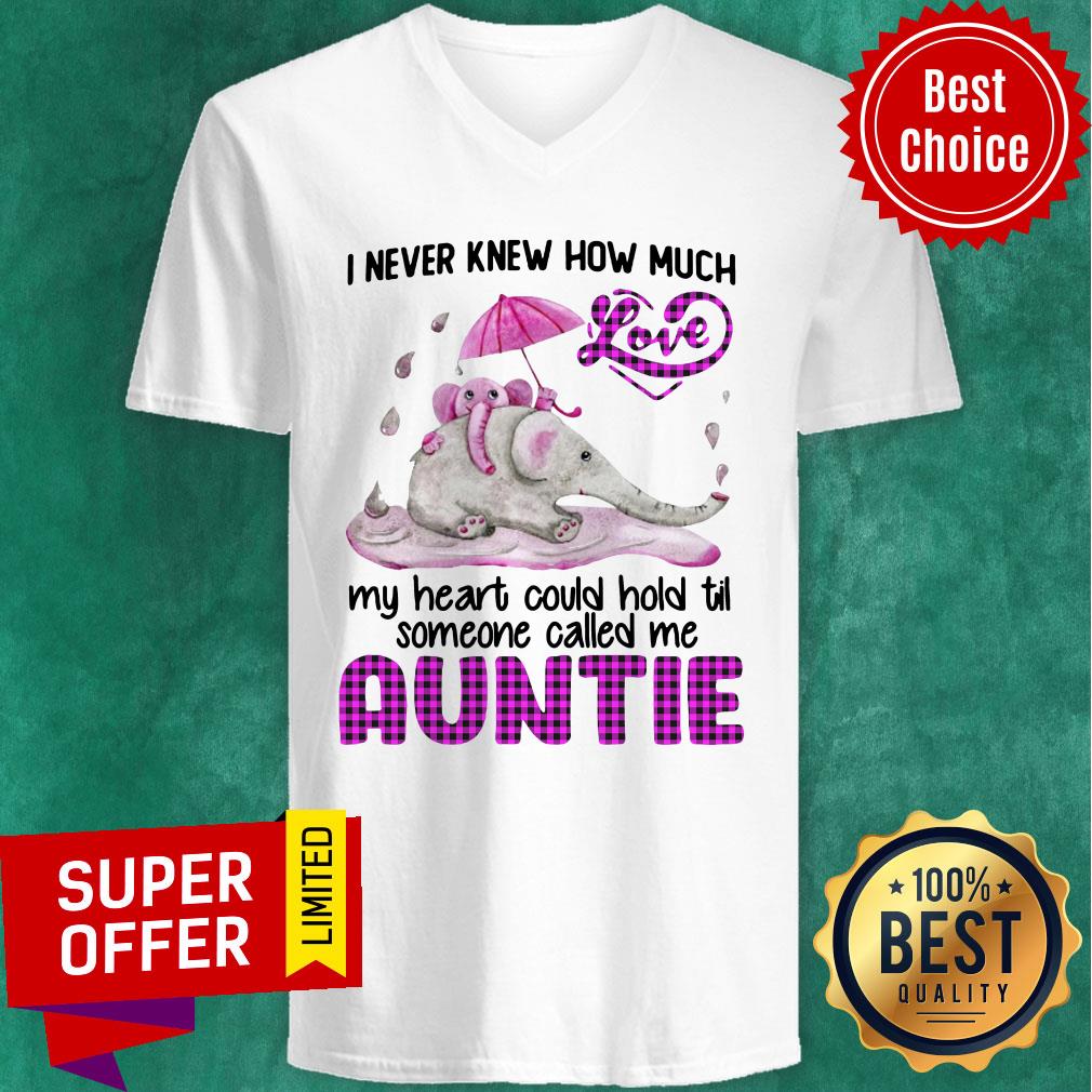 Never Knew How Much Love My Heart Could Hold Till Someone Called Me Auntie Shirt - Image 3
