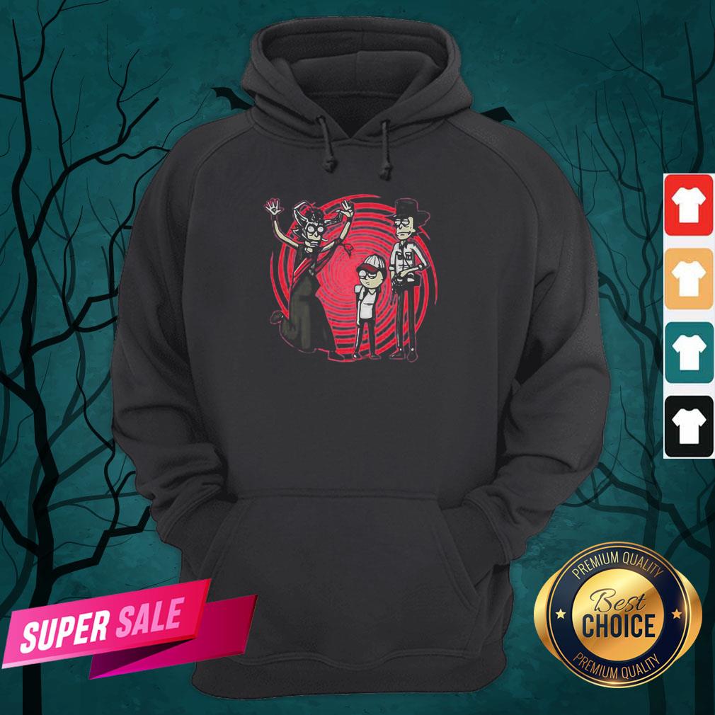 Official Halloween Rick Morty And Witch Shirt - Image 3