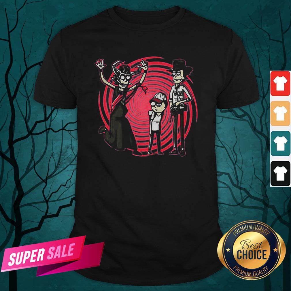 Official Halloween Rick Morty And Witch Shirt