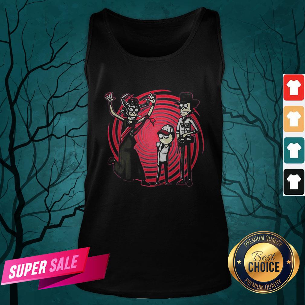 Official Halloween Rick Morty And Witch Shirt - Image 5