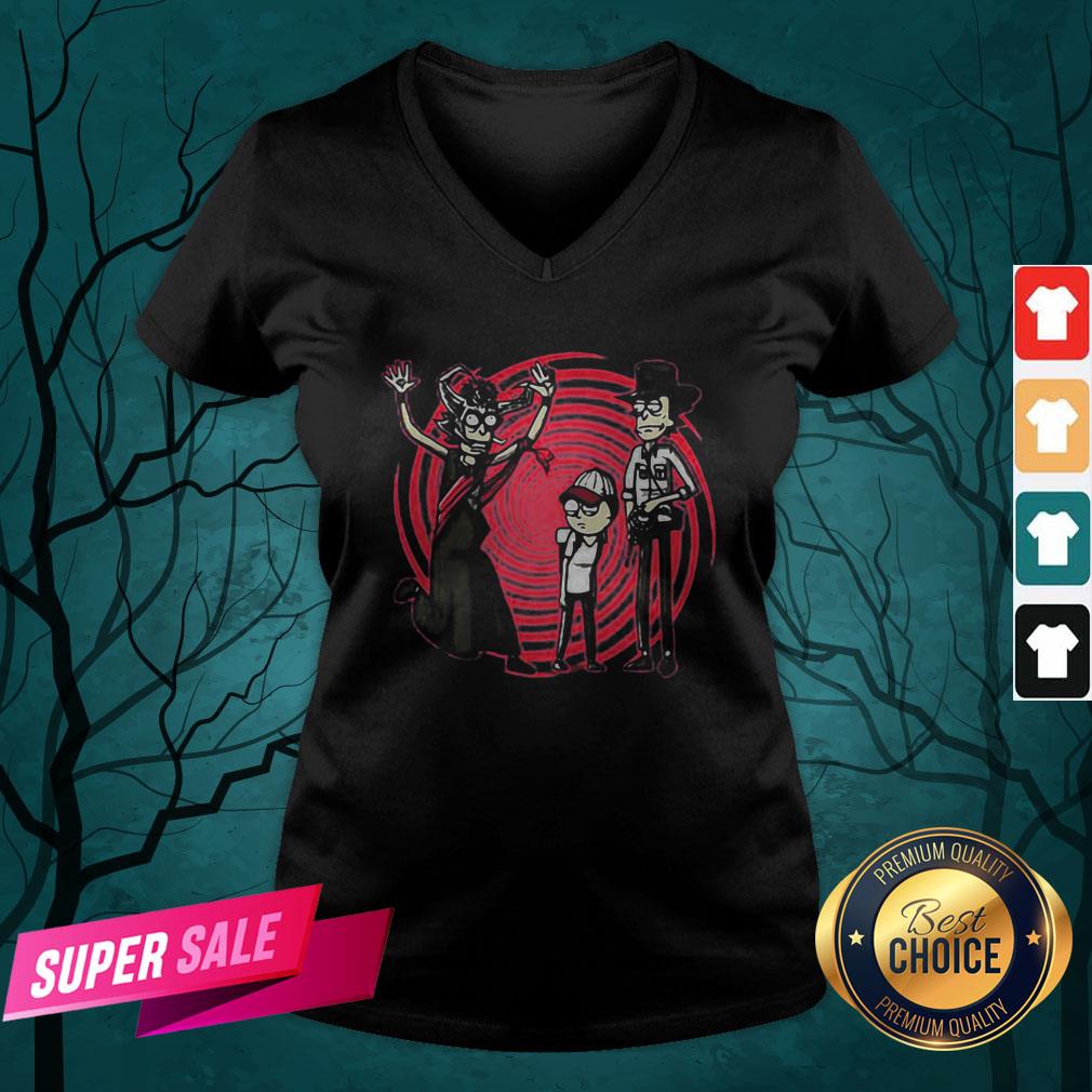 Official Halloween Rick Morty And Witch Shirt - Image 4
