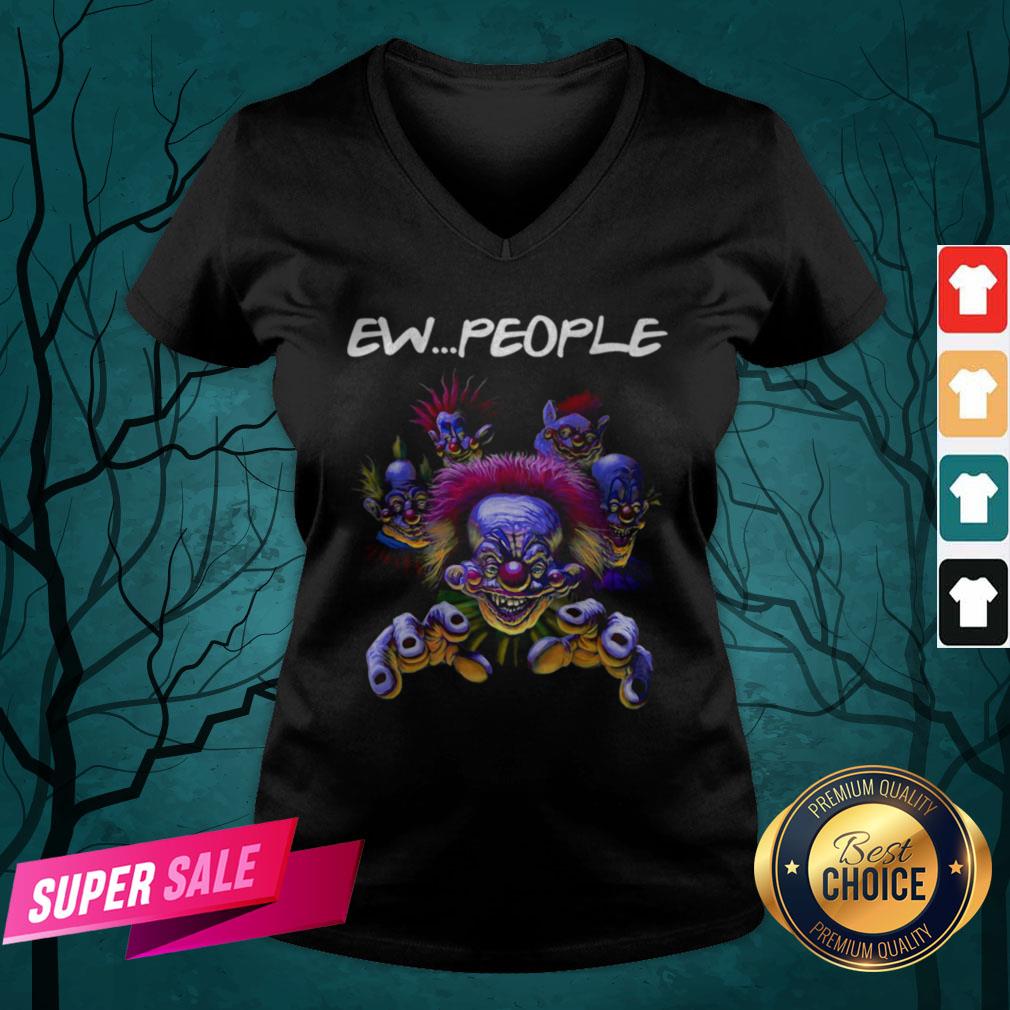 Pretty Pennywise IT Horror Ew People Halloween Shirt - Image 4