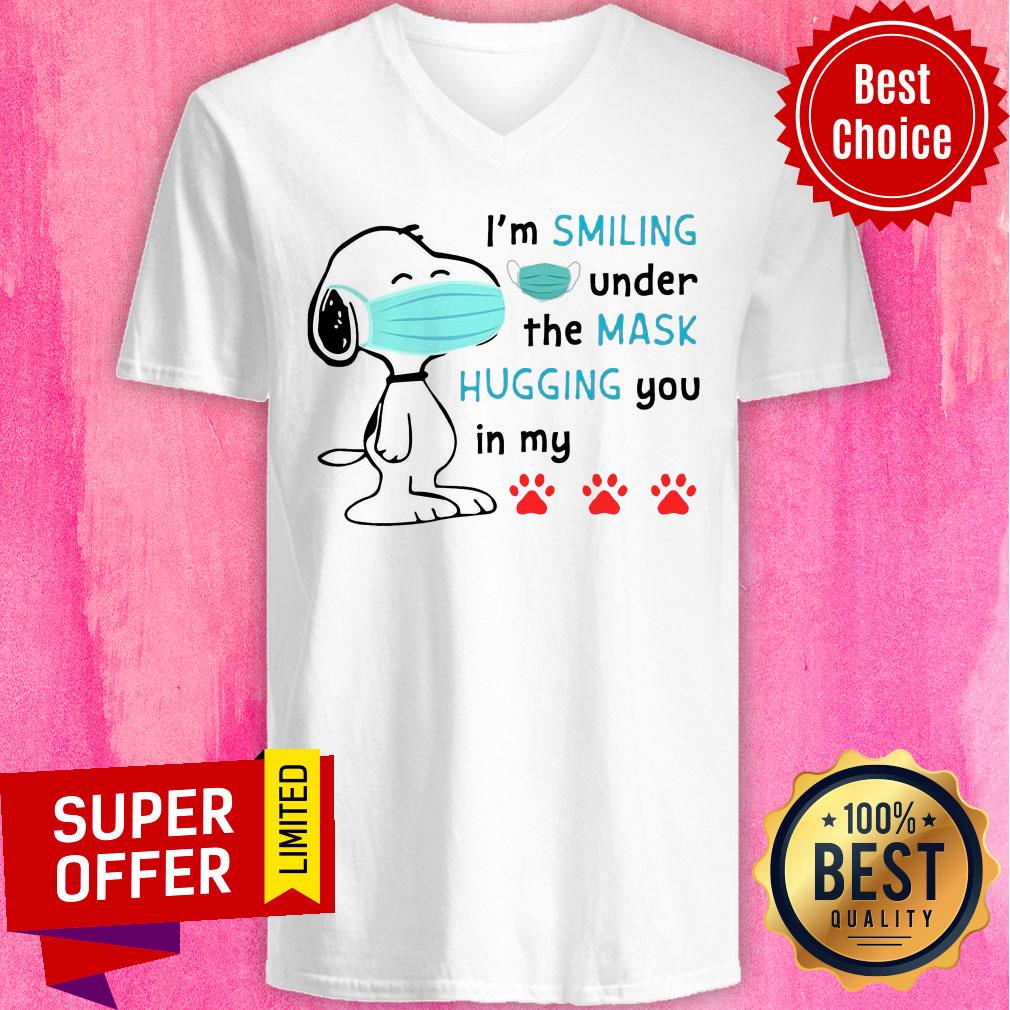 Top I'm Smiling Under The Mask Hugging You In My Shirt - Image 4