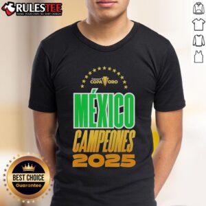Official Mexico Campeones Concacaf 2025 T-Shirt