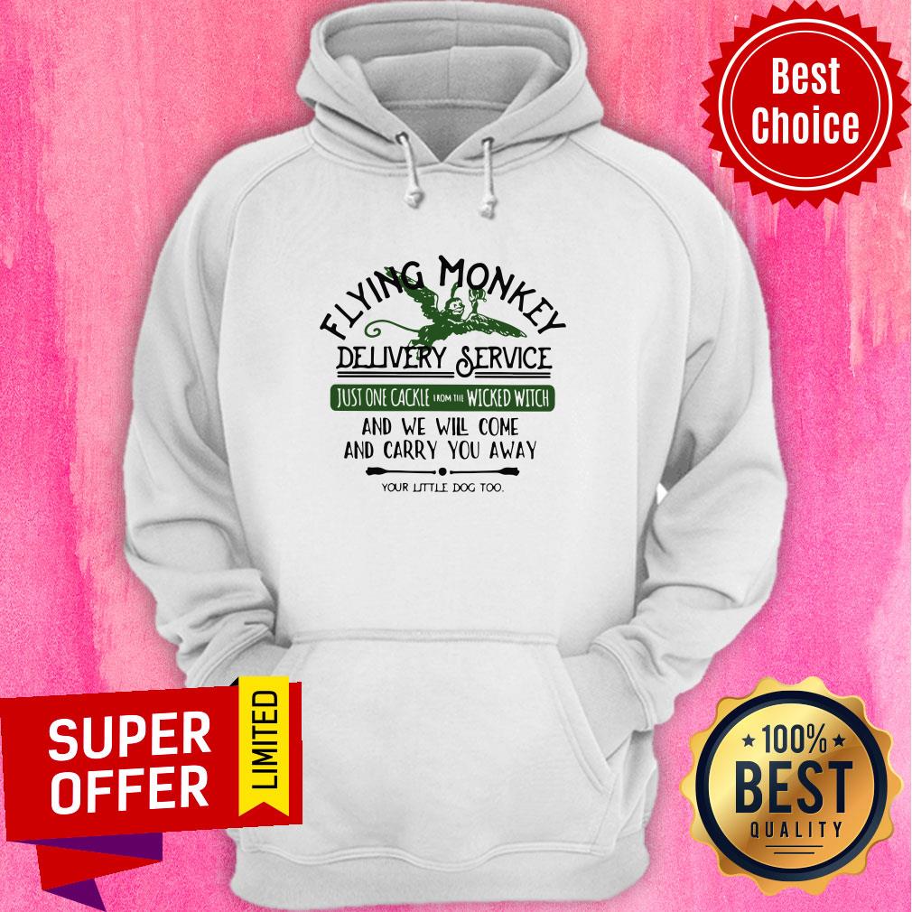 Top Flying Monkey Delivery Service Just One Cackie Wicked Witch Shirt - Image 3