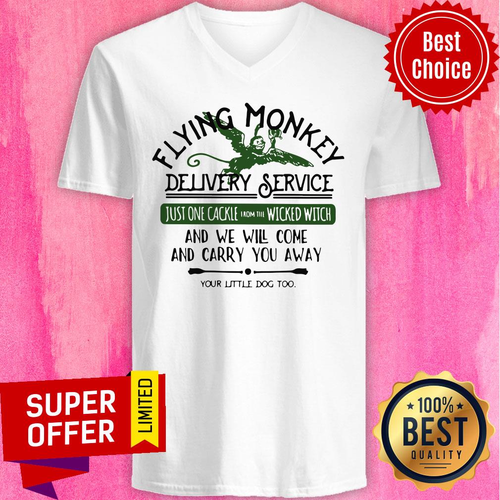 Top Flying Monkey Delivery Service Just One Cackie Wicked Witch Shirt - Image 4