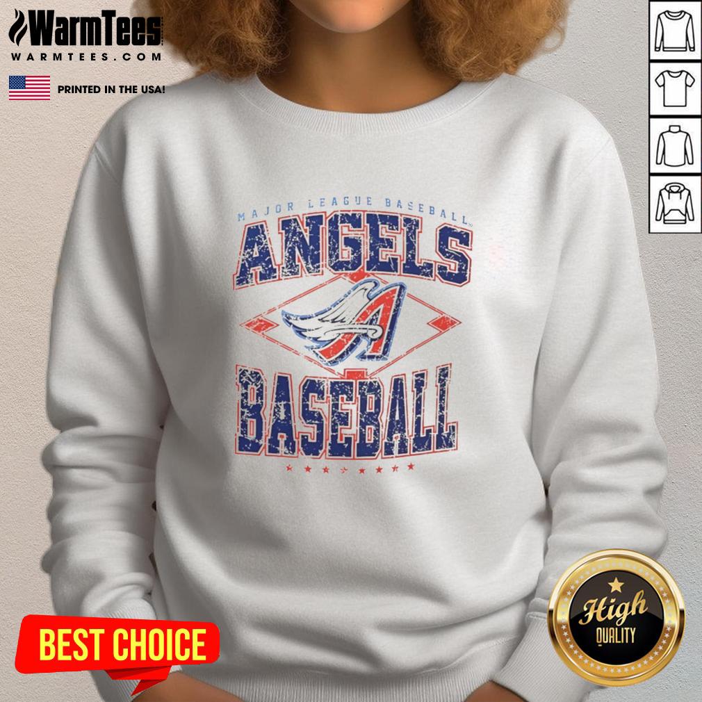 Awesome Los Angeles Angels Major League Baseball Cooperstown Diamond T-Shirt - Image 5