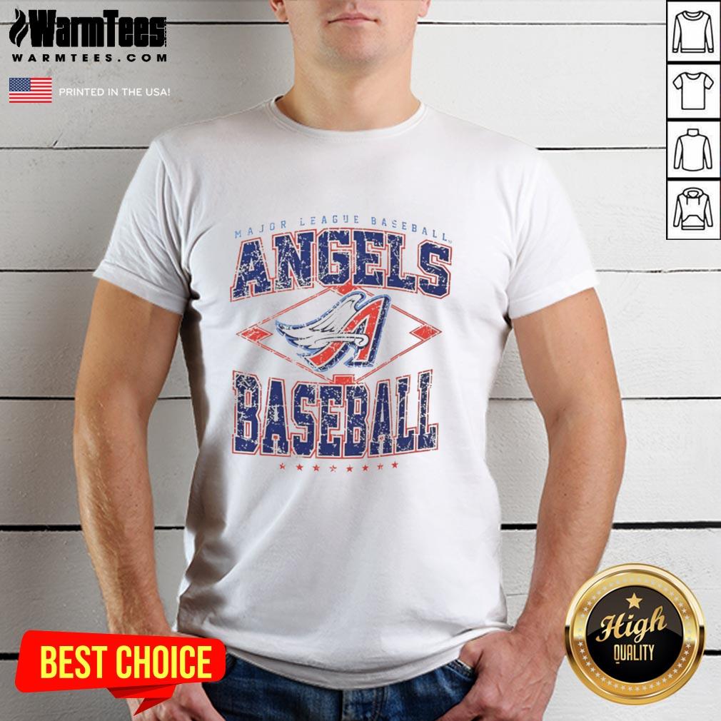Awesome Los Angeles Angels Major League Baseball Cooperstown Diamond T-Shirt