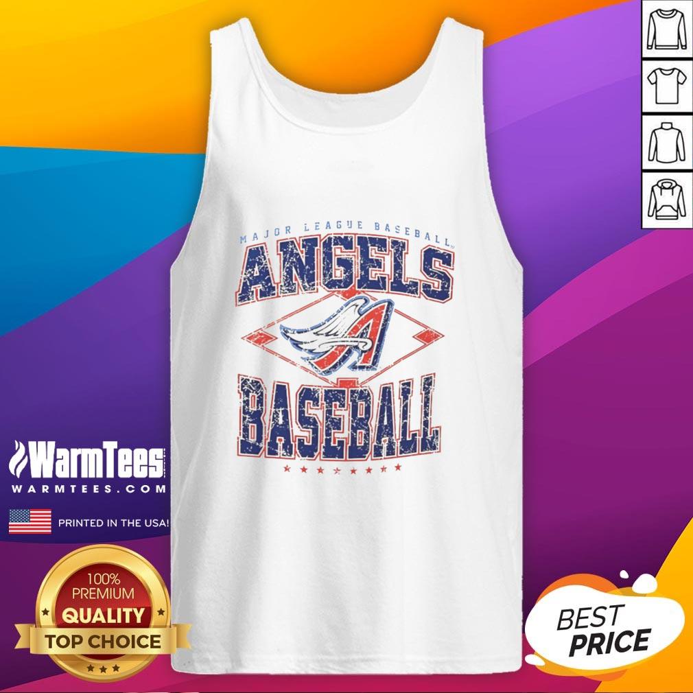 Awesome Los Angeles Angels Major League Baseball Cooperstown Diamond T-Shirt - Image 4