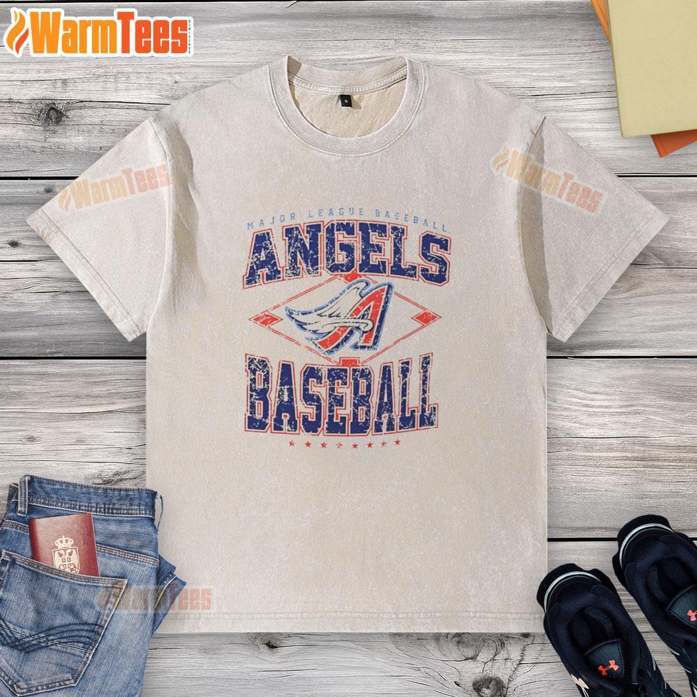 Awesome Los Angeles Angels Major League Baseball Cooperstown Diamond T-Shirt - Image 6
