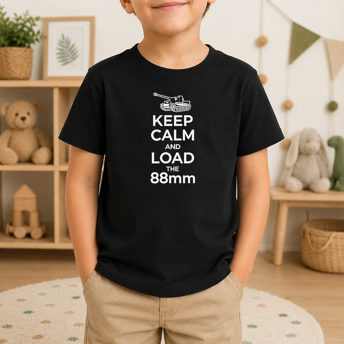 Happy Pretty Keep Calm And Load The 88mm Tank World War II Shirt - Image 9