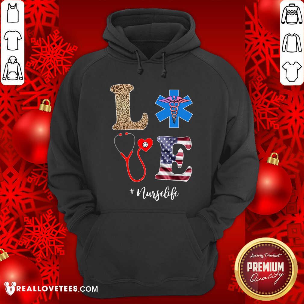 Love Ear Piece Nurse Life Shirt - Image 2