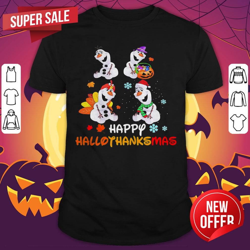 Top Disney Olaf Happy Hallothanksmas Shirt