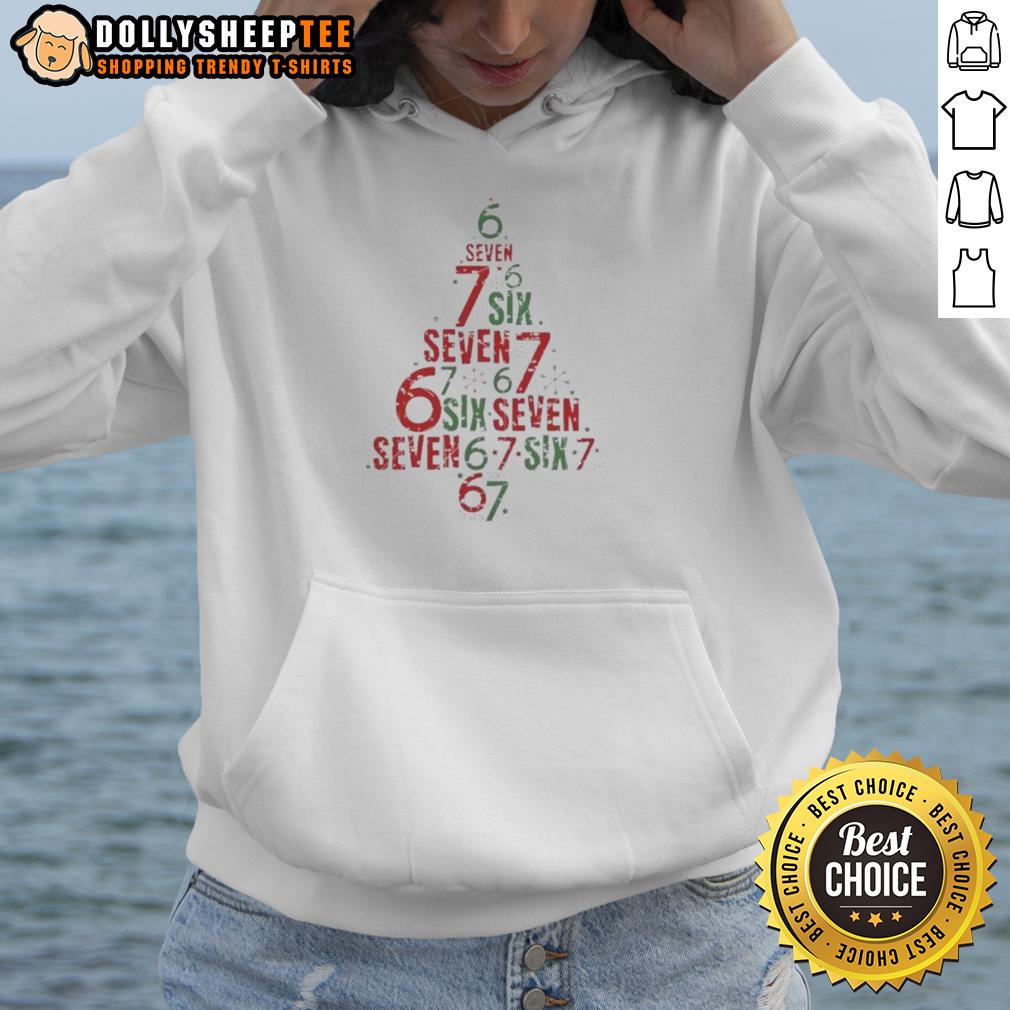 Happy Six Seven Christmas Tree 67 Meme 6-7 T-Shirt - Image 2