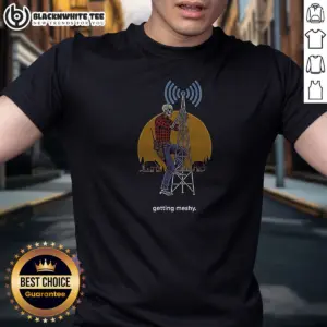 Funny Skeleton Getting Meshy Shirt
