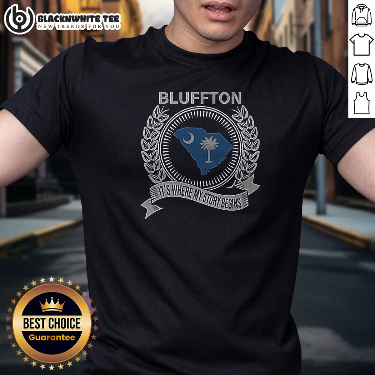 Hot Blluffton Its Where My Story Begins Shirt