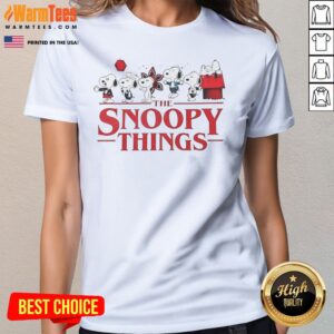 Alternative view of Hot The Snoopy Things Stranger Things Shirt