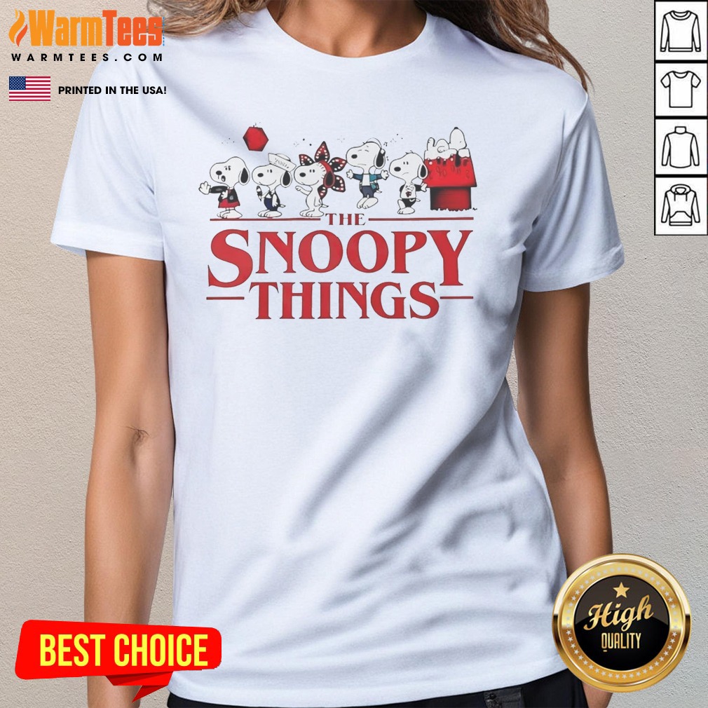 Hot The Snoopy Things Stranger Things Shirt - Image 2