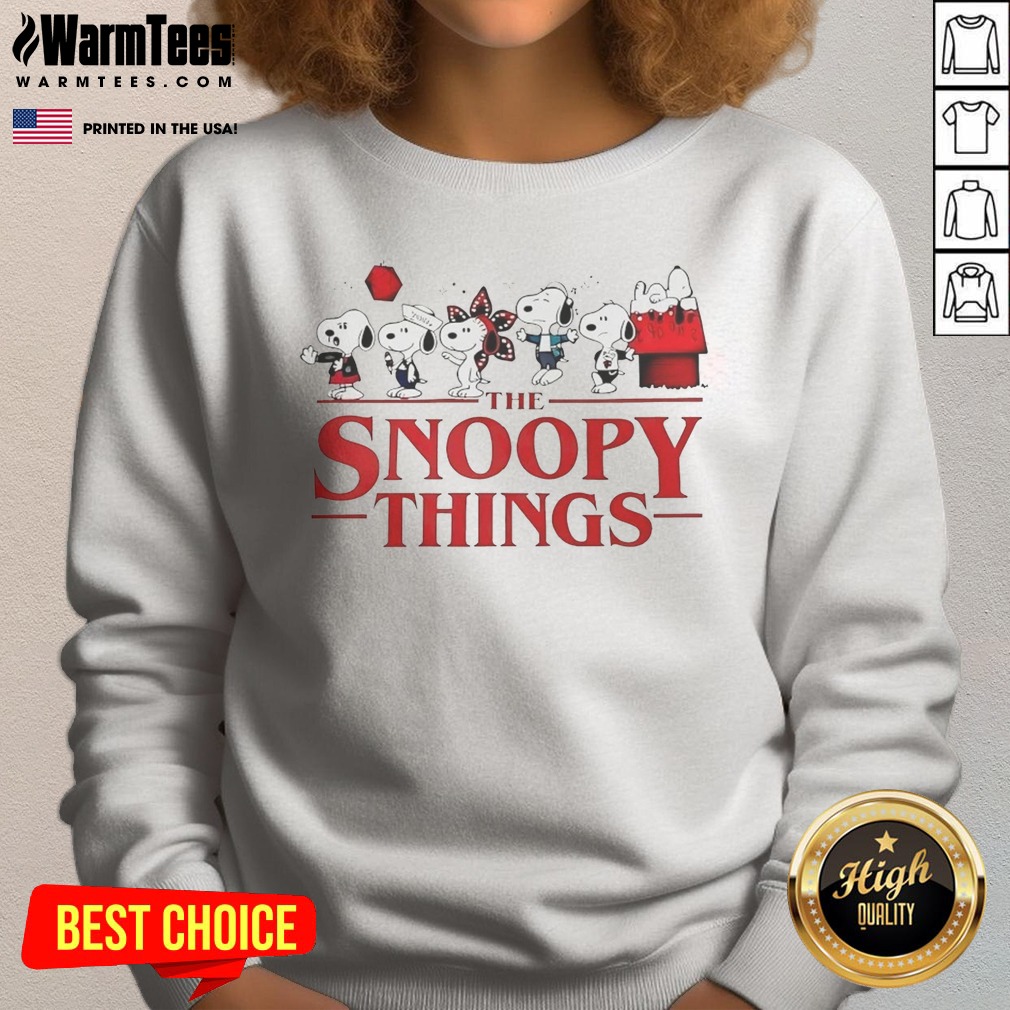 Hot The Snoopy Things Stranger Things Shirt - Image 4
