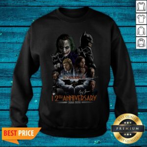 Alternative view of The Dark Knight 12th Anniversary 2008 2020 Signatures Shirt