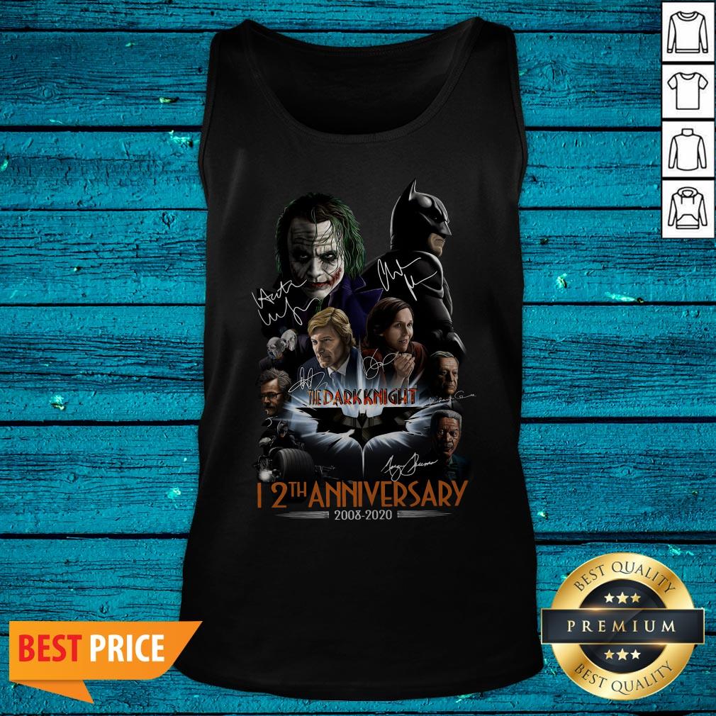 The Dark Knight 12th Anniversary 2008 2020 Signatures Shirt - Image 5