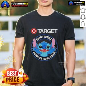 Official Happy Stitch Target Emotional Support Coworker T-Shirt