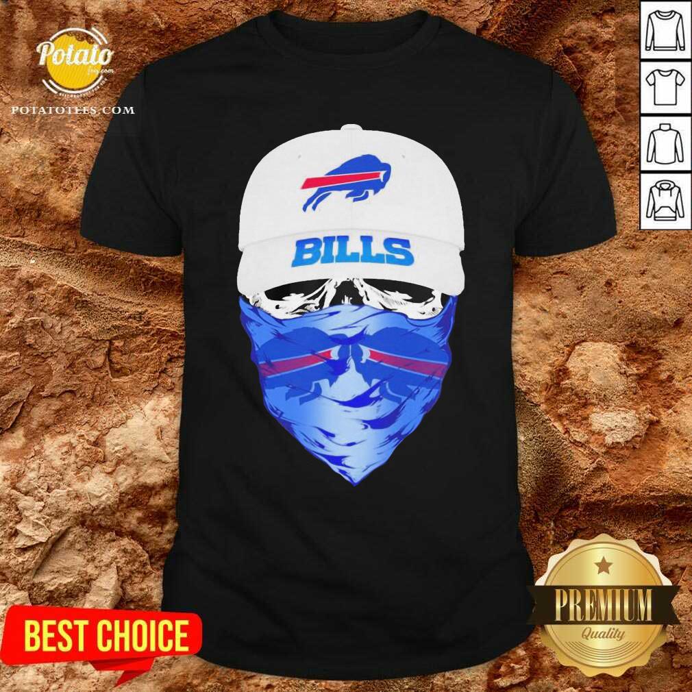 Good Skull Face Mask Buffalo Bills Shirt