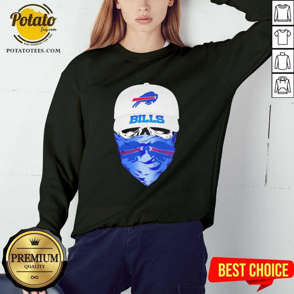 Good Skull Face Mask Buffalo Bills Shirt - Image 4