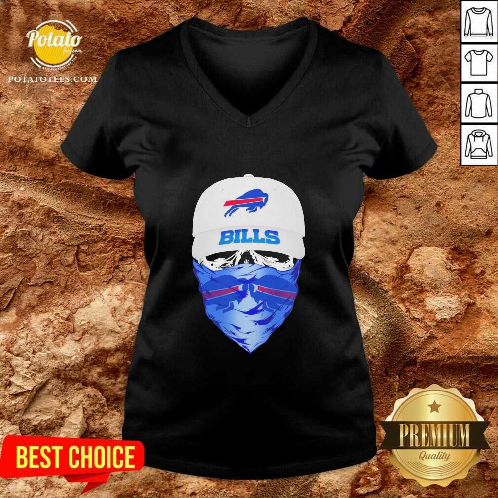 Good Skull Face Mask Buffalo Bills Shirt - Image 2
