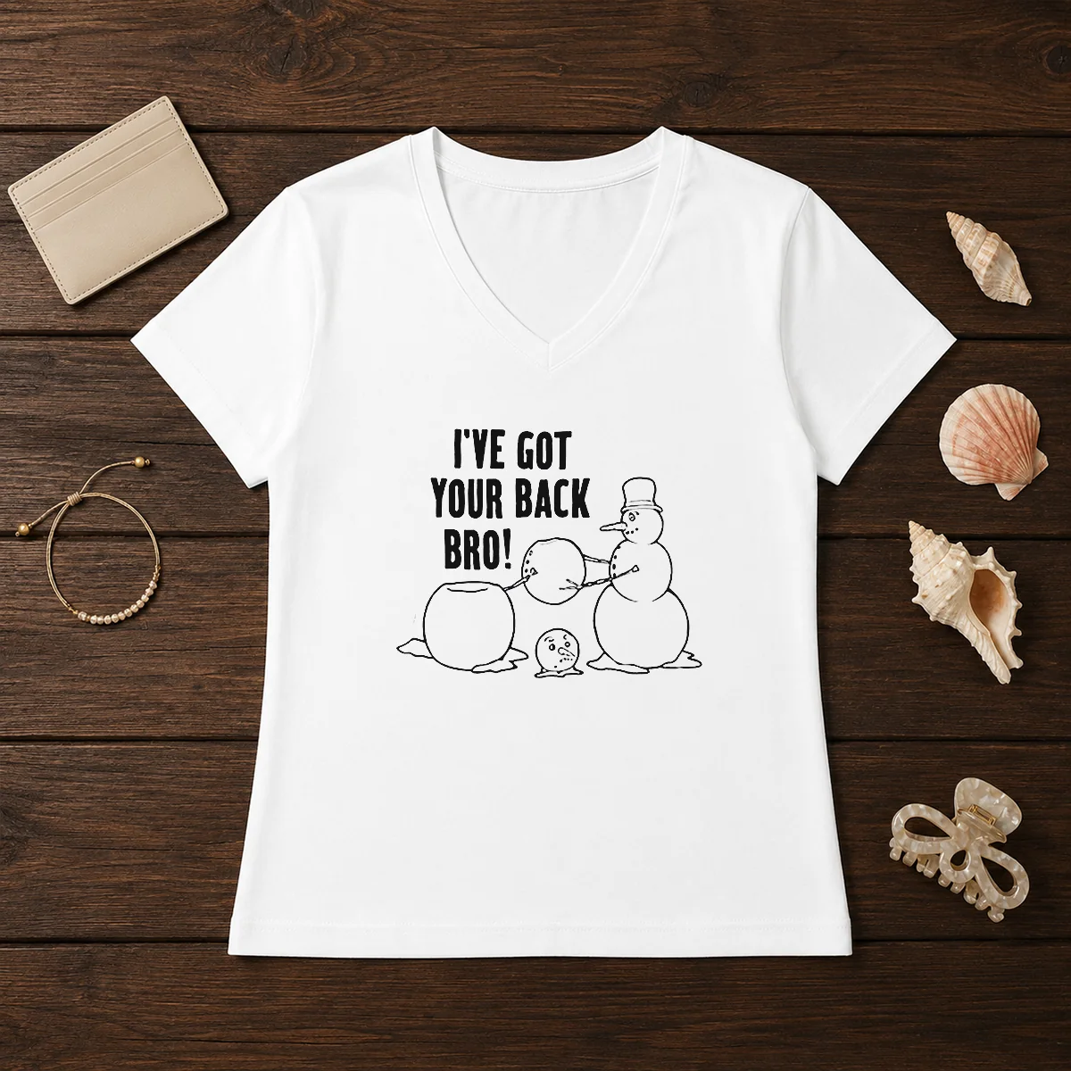 Pretty I'Ve Got Your Back Bro Shirt - Image 2