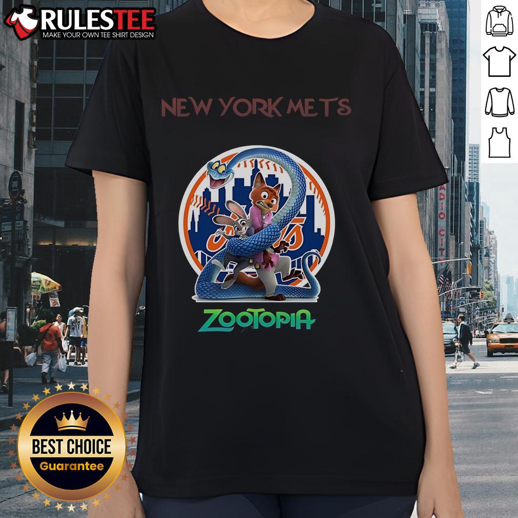 Awesome New York Mets Zootopia 2 T-Shirt - Image 3