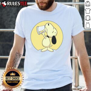 Cute Snoopy Drinking Beer T-Shirt