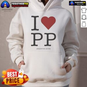 Alternative view of Official Love PP Pepperoni Pizza T-Shirt