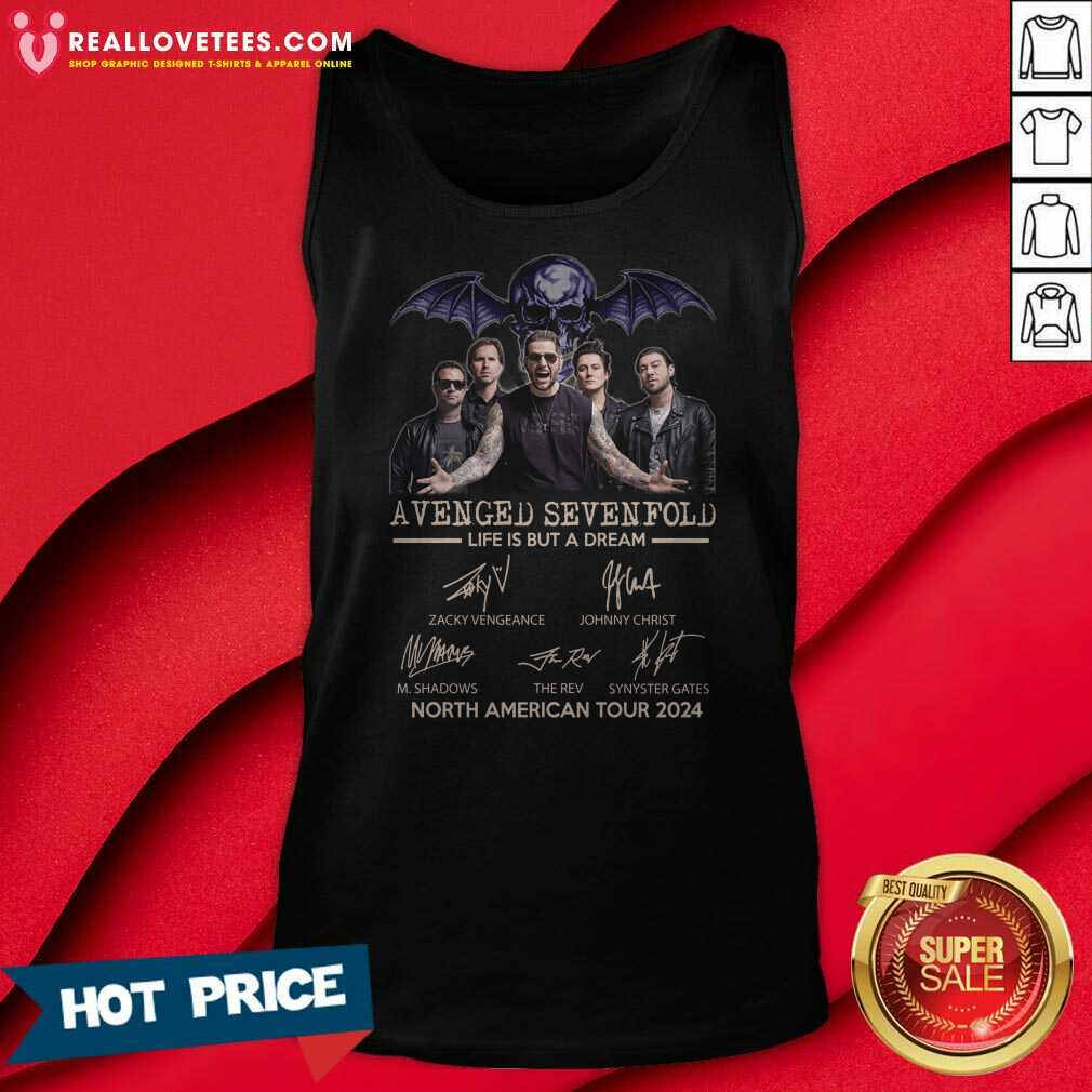 Offical Avenged Sevenfold Life Is But A Dream North American Tour 2024 T-Shirt - Image 4