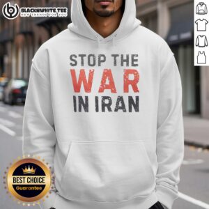 Alternative view of Top Trump Stop The War In Iran Peace T-Shirt